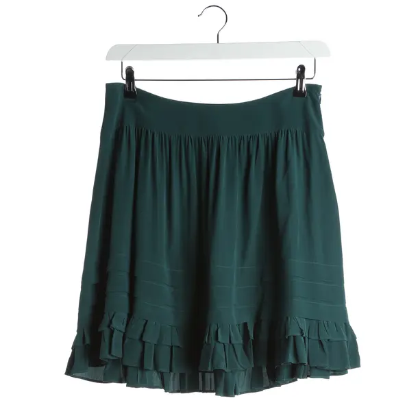 Rock, in Dunkelgrün, Seide, Chloé