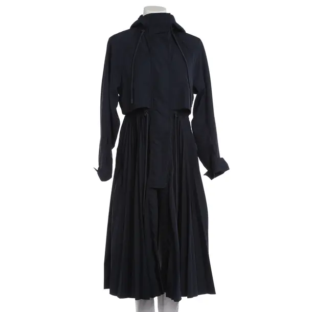 Mid-Season Coat in Blue, Polyester, Sportmax