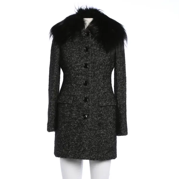 Wintermantel in Schwarz, Wolle, Dolce & Gabbana