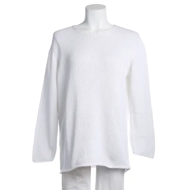 Jumper in White, Cotton, Aida Barni