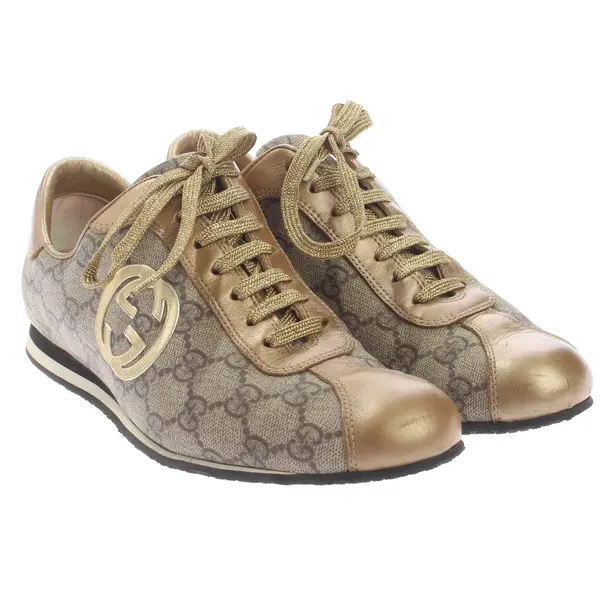 Sneakers in Metallic, , Gucci