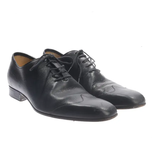 Lace Up Shoes in Black, , Gucci