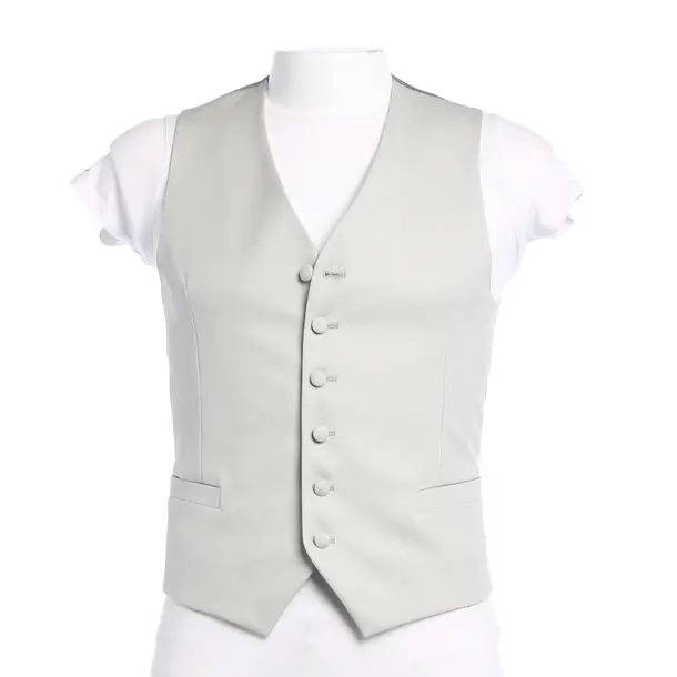 Weste in Grau, Wolle, Lardini