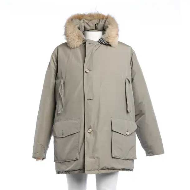 Down Puffer Jacket in Gray, Cotton, Woolrich