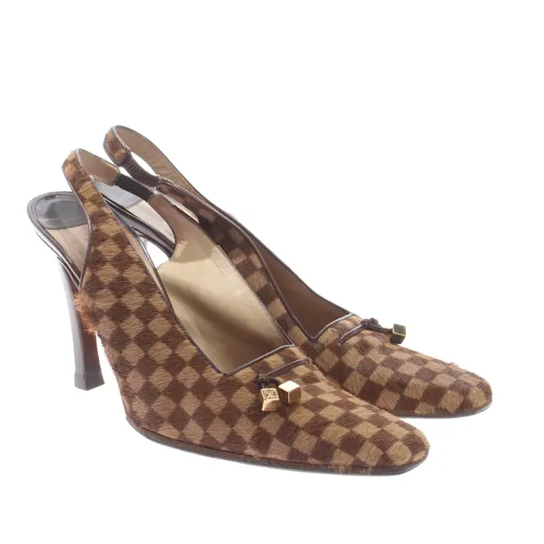 Slingbacks in Braun, , Louis Vuitton