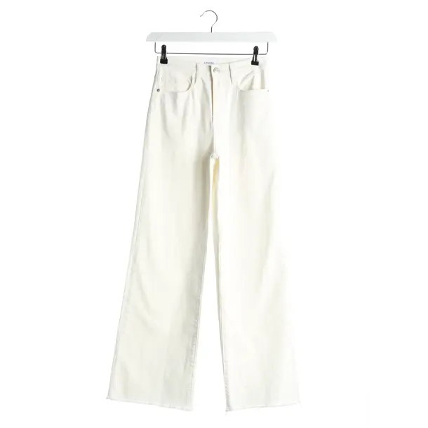 Jeans bootcut, in Crema, Cotone, Telaio