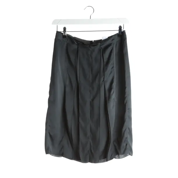 Gonna, in Grigio scuro, Seta, Bottega Veneta