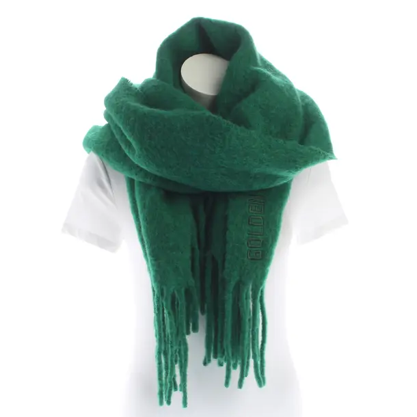 Schal, in Grün, Baumwolle, Golden Goose