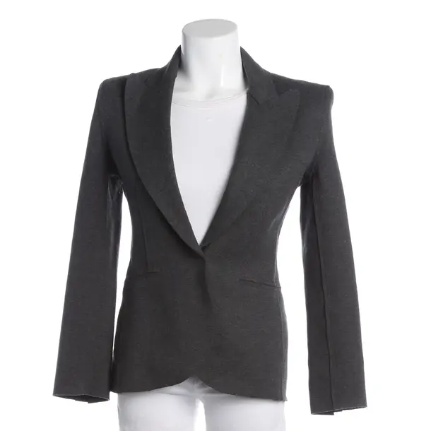 Blazer, in Gray, Cotton, Norma Kamali