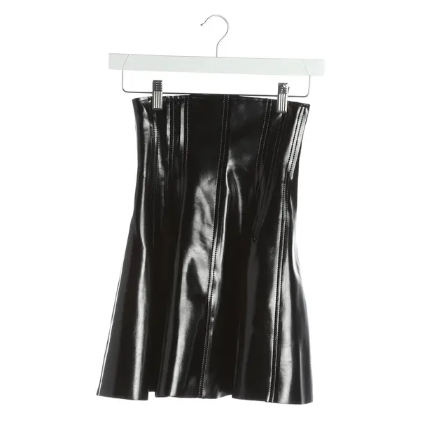 Skirt, in Black, Polyurethane, Norma Kamali