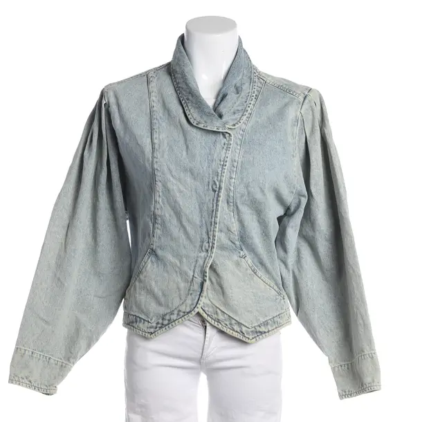 Denim Jacket, in Light Blue, Cotton, Isabel Marant