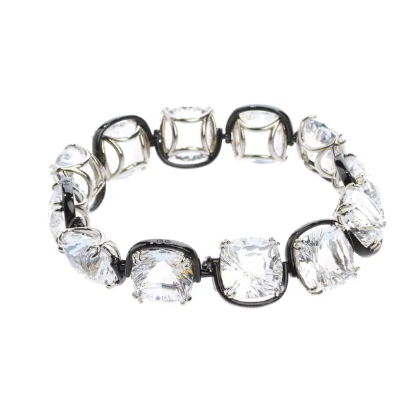 Armband, in Transparent, Metall (metallisch, metallisiert), Swarovski