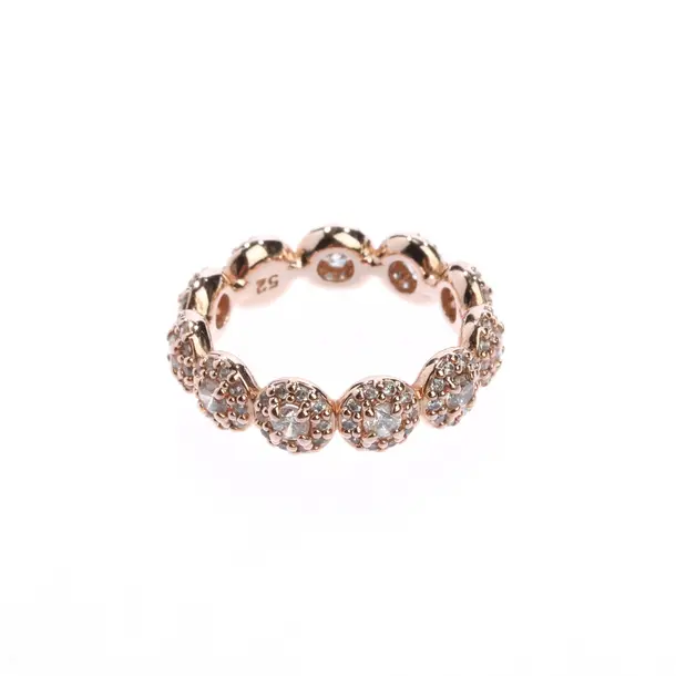 Ring, in Rose Gold, Metal (metallic, metallized), Swarovski