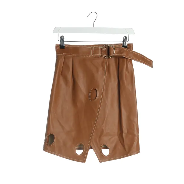 Skirt, in Brown, Polyurethane, self-portrait