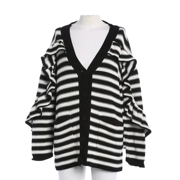 Strickjacke, in Schwarz, Baumwolle, Philosophy di Lorenzo Serafini