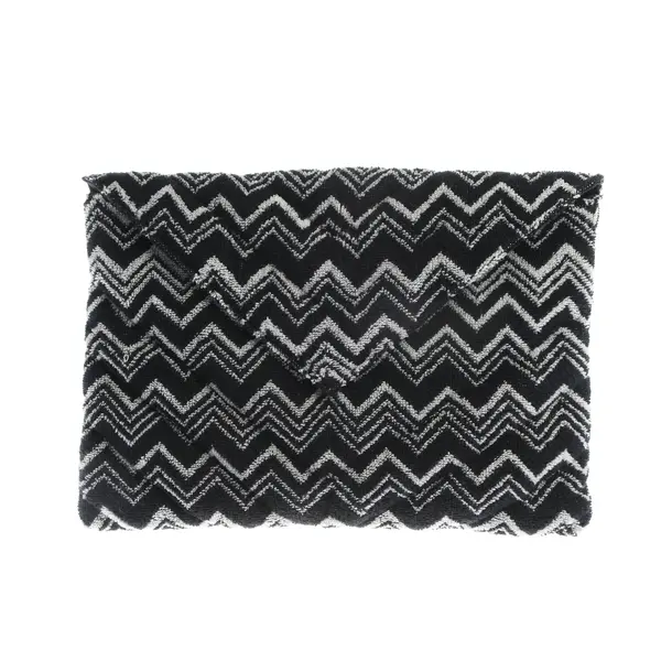 Clutch Bag, in Black, Cotton, Missoni