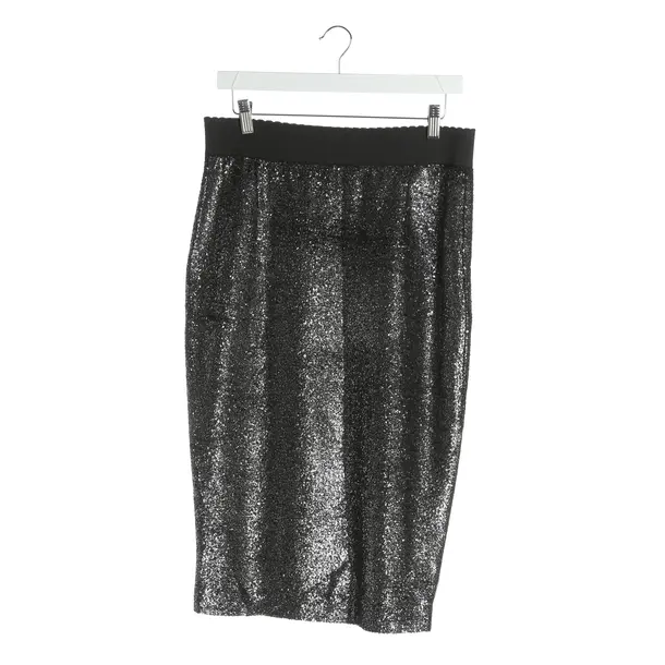 Gonna, in argento, Poliacrilico, Boutique Moschino