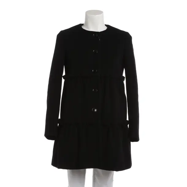 Winter Coat, in Black, Rayon, Boutique Moschino