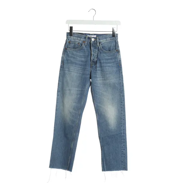 Skinny Jeans, in Blue, Cotton, Re/Done