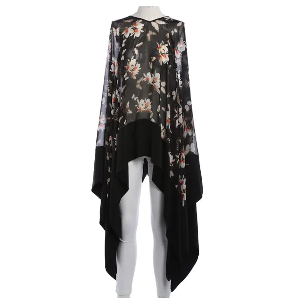 Poncho, in Black, Silk, Givenchy