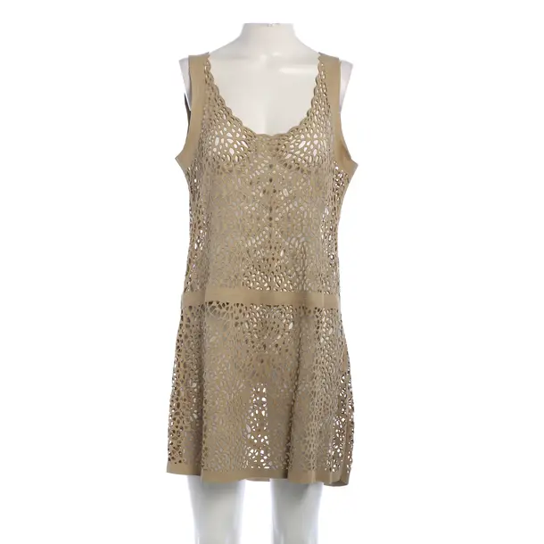 Dress, in Light Brown, Leather, Marni