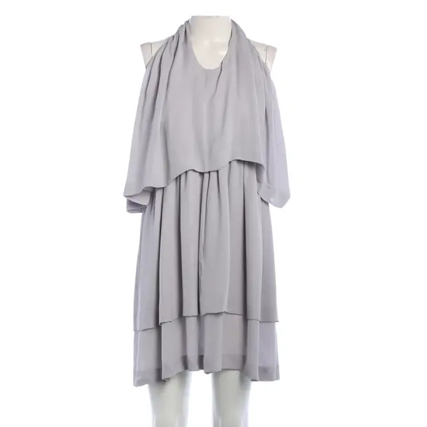 Cocktail Dress, in Light Gray, Silk, Chloé