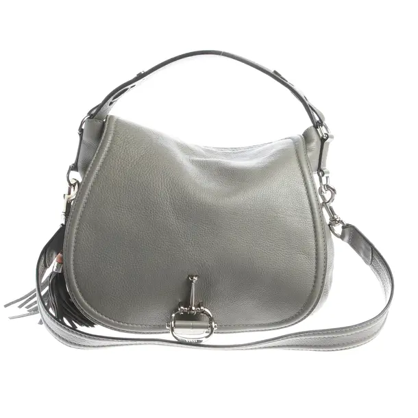 Schultertasche, in Grau, Leder, Gucci