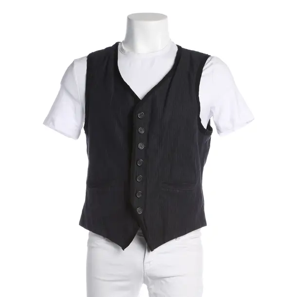 Vest, in Navy, Cotton, Dondup