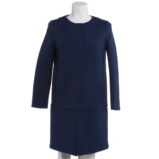 Mid-Season Coat, in Navy, Polyester, Max Mara