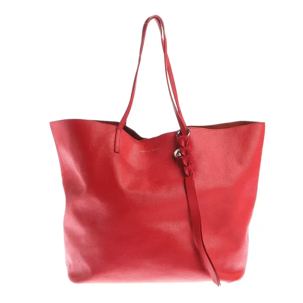 Shopper, in Rot, Leder, Alexander McQueen