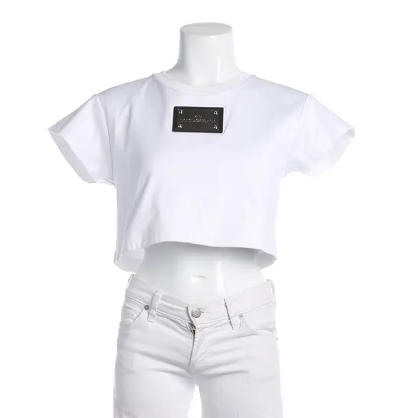 Shirt, in White, Cotton, Dolce & Gabbana