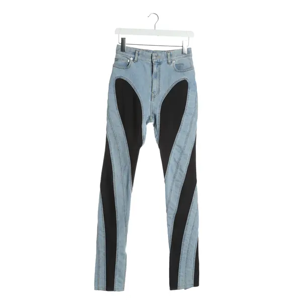 Slim Fit Jeans, in Blue, Cotton, Mugler