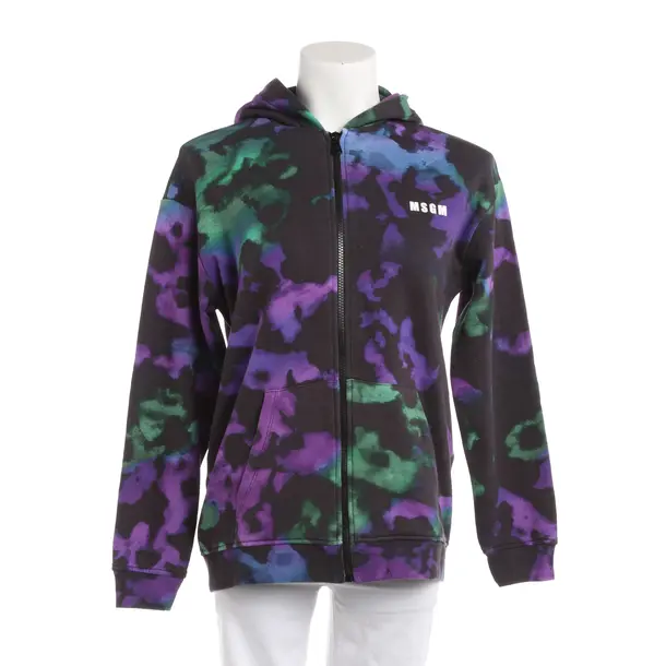 Zip-up Hoodie, in Multicolored, Cotton, MSGM