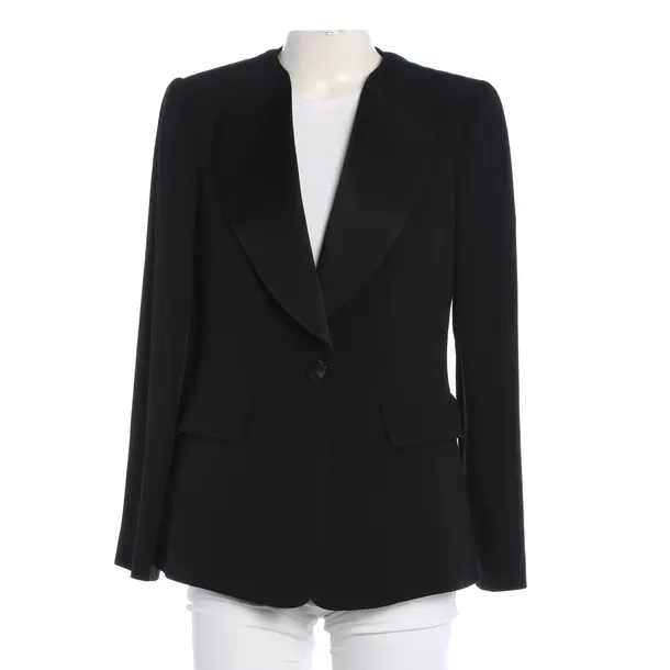 Blazer, in Black, Acetate, Emporio Armani
