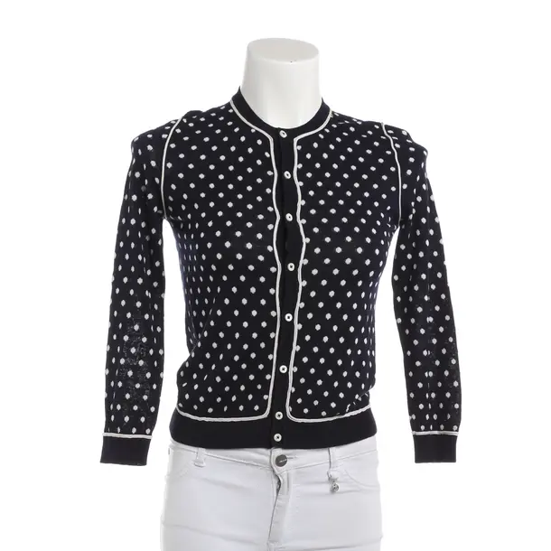 Strickjacke, in Navy, Baumwolle, Dsquared