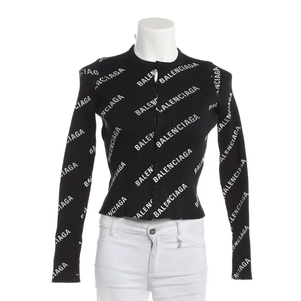 Strickjacke, in Schwarz, Polyamid, Balenciaga