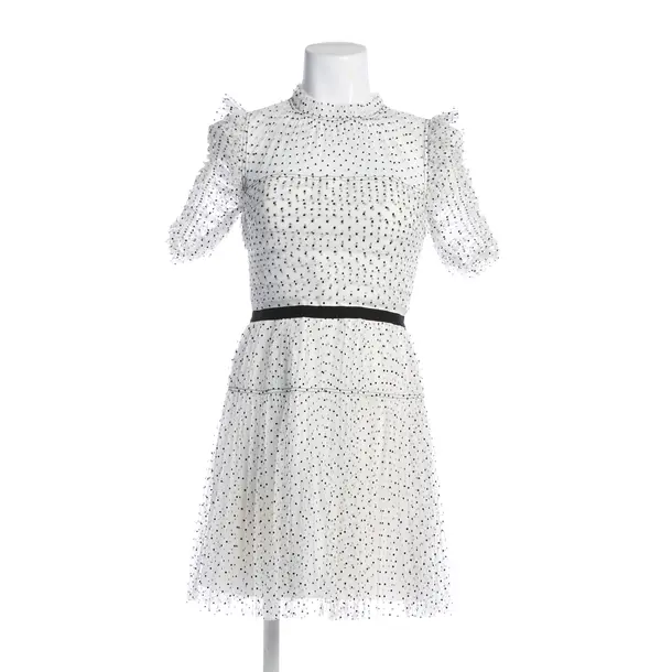 Dress, in White, Polyester, self-portrait