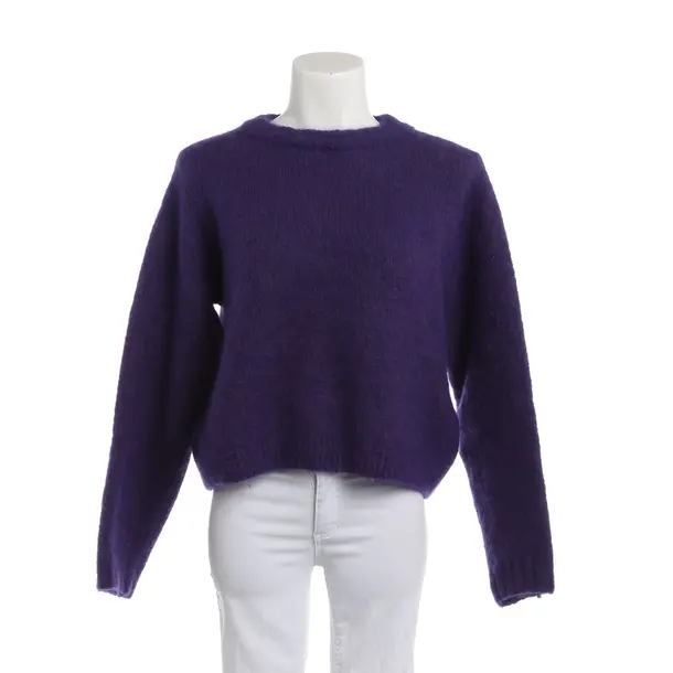 Jumper, in Purple, Wool, American Vintage