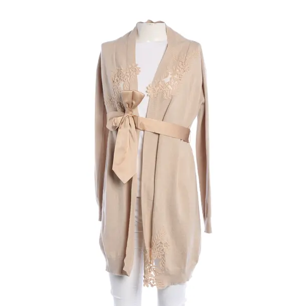 Strickjacke, in Hellbraun, Wolle, Ermanno Scervino