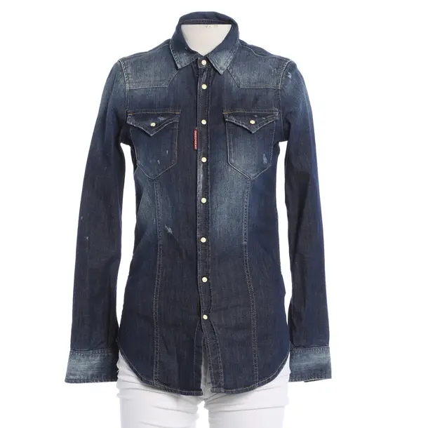 Jeanshemd, in Blau, Baumwolle, Dsquared