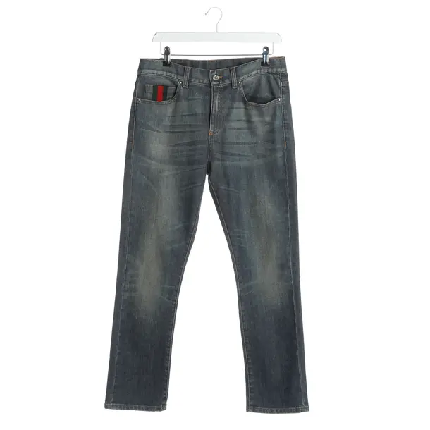 Jeans straight fit, in Blu, Cotone, Gucci