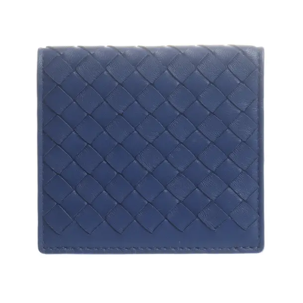 Wallet, in Blue, Leather, Bottega Veneta