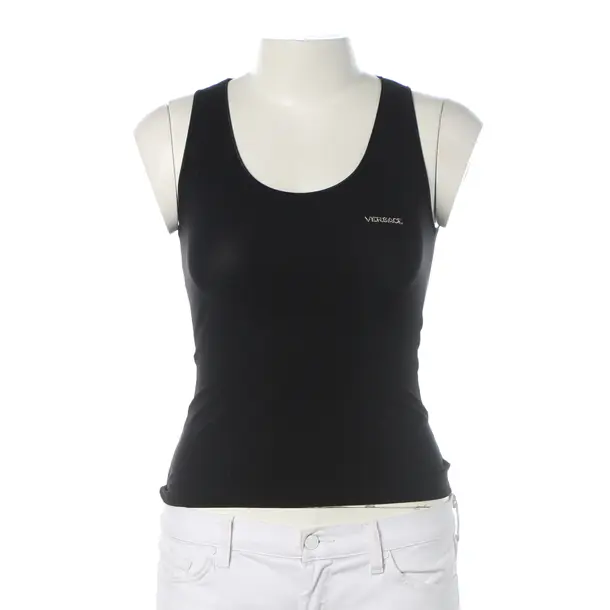 Top, in Black, Polyamide, Versace