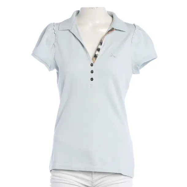 Polo Shirt, in Light Blue, Cotton, Burberry Brit