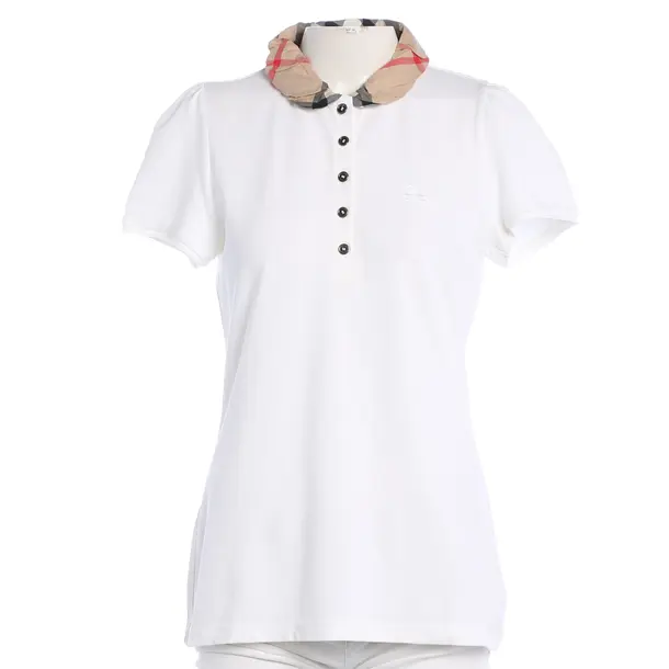 Polo Shirt, in Beige, Cotton, Burberry Brit