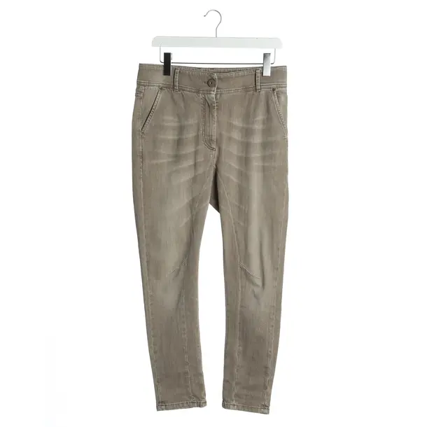 Straight Fit Jeans, in Brown, Cotton, Brunello Cucinelli