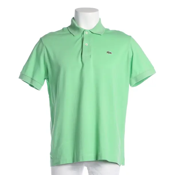 Poloshirt, in Grün, Baumwolle, Lacoste