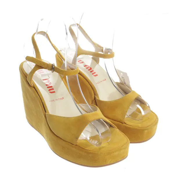 Wedges, in Gelb, Miu Miu