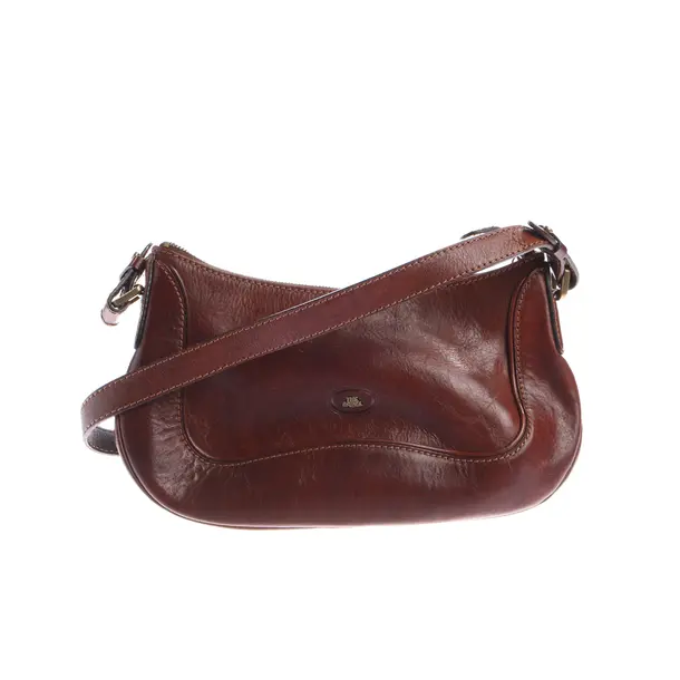 Borsa a cinture a tracolla, in Marrone, Pelle, Il ponte