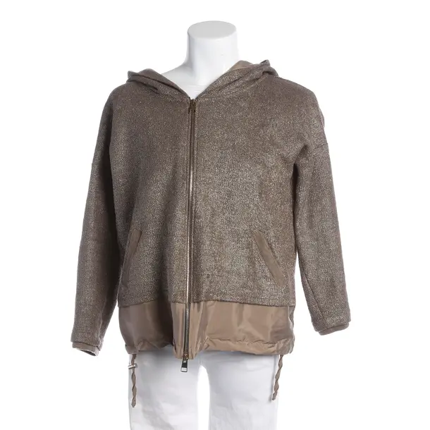 Sweatjacke, in Braun, Baumwolle, Gran Sasso